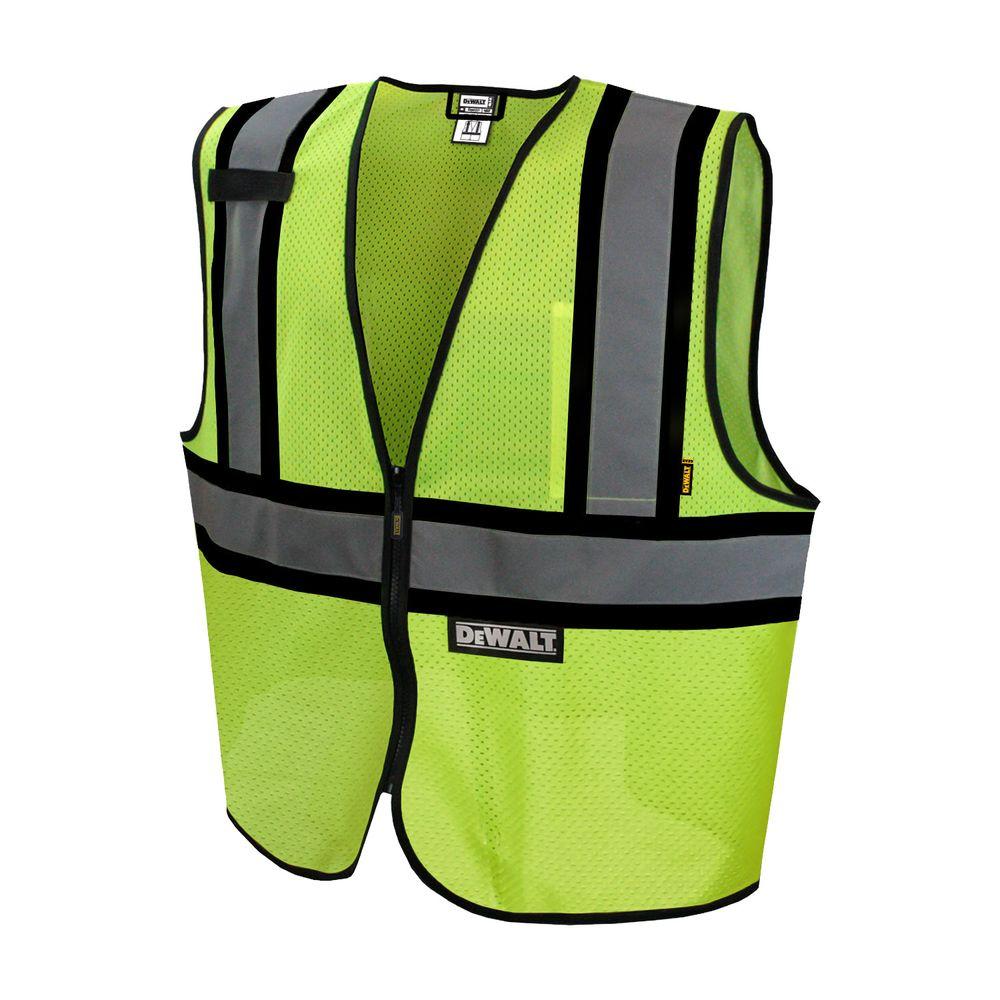 DeWalt DSV221-2X 2 Tone Mesh Class 2 Vest, 2X-Large, Green