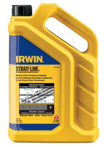 Strait-Line 4935526 Permanent Staining Marking Chalk, Black, 5 Lbs