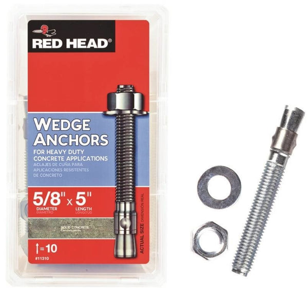 Red Head 12310 Truebolt Wedge Anchor, Steel