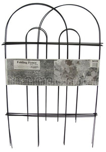 Glamos 770190 Folding Wire Fence, black, 32' x 10'