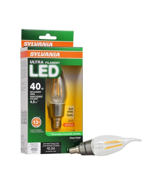 Sylvania 79524 Vintage LED Light Bulb, 4.5 W, 450 Lumens