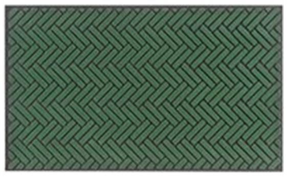 Simple Spaces DM-183001 Flocking Door Mat, 18" x 30"