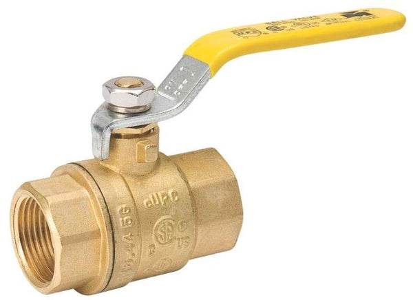 Mueller 107-824NL Ball Valve, 3/4" Ips
