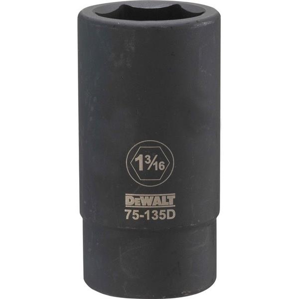 DeWalt DWMT75153OSP SAE Deep Impact Socket, 3/4" Drive, 1-3/16"