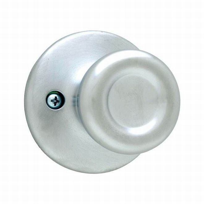 Kwikset 488T-26DV1 Tylo Half-Dummy Door Knob, Chassis Satin Chrome