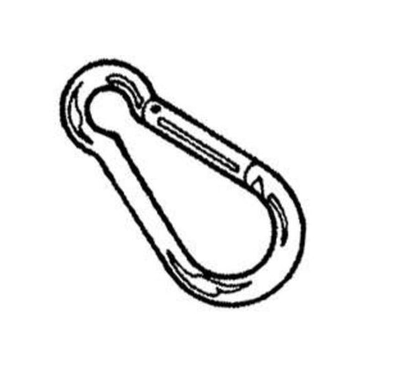 Baron 2450-1/4 Snap Link, Steel, 1/4"