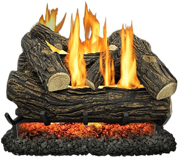 Kozy World GLV018 Vented Gas Log Set, 18"