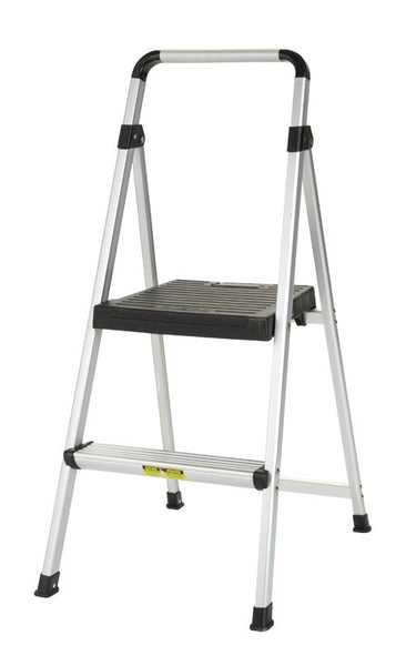 Cosco 11-628-ABK4 2-Step Stool, Aluminum
