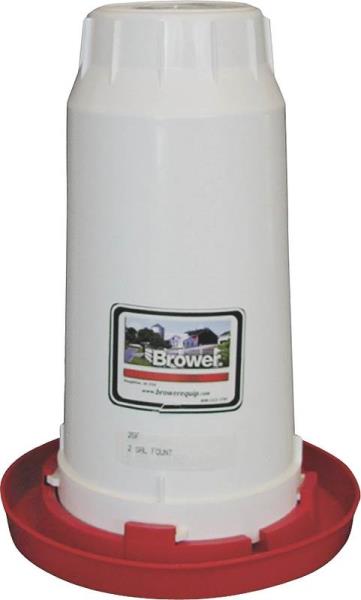 Brower 2GF Chick Waterer Fount , 2 Gallon