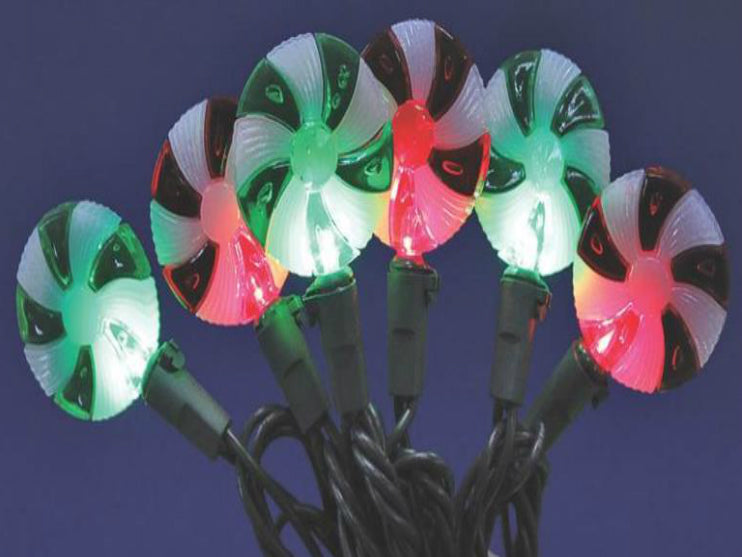 Holiday Basix W11R0049 8-Functon Lollipop Light Set, 70-Light
