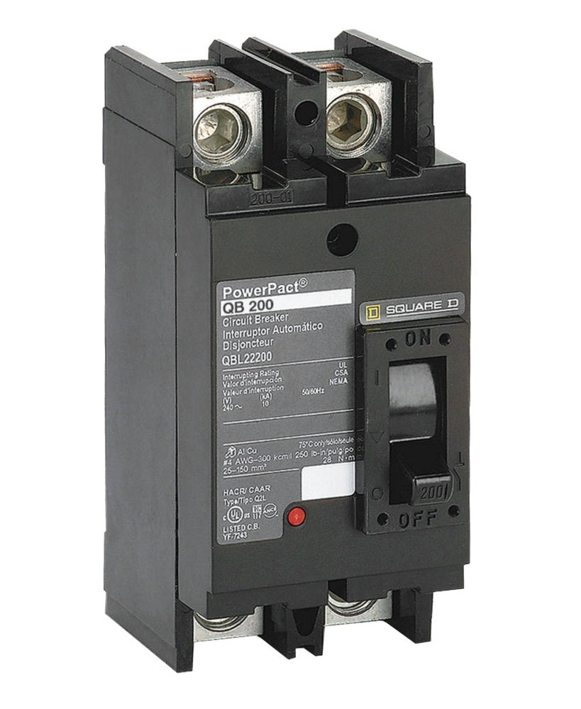 Square D QBL22200 Main Circuit Breaker, 200 Amp
