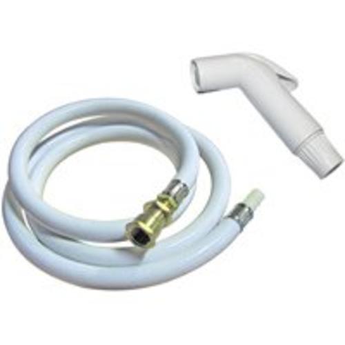 Plumb Pak PP815-8 Faucet Hose & Spray, White, 4&#039;