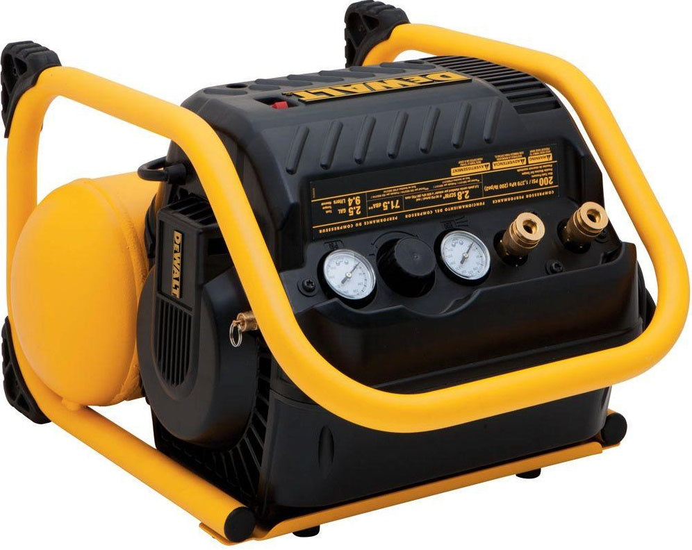 DeWalt DWFP55130 Heavy Duty 200 PSI Quiet Trim Air Compressor, 2.5 Gallon