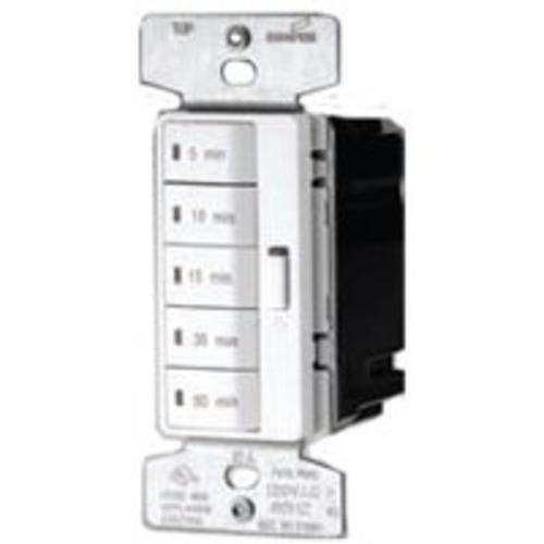 Cooper Wiring PT18M-W-K Single-Pole Wall Switch Timer, 15A, White