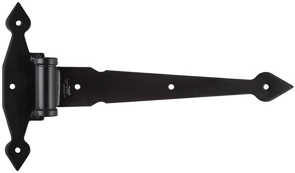 National Hardware N100-053 Spb8591 Heavy Duty Ornamental Tee Hinge, Black, 13"