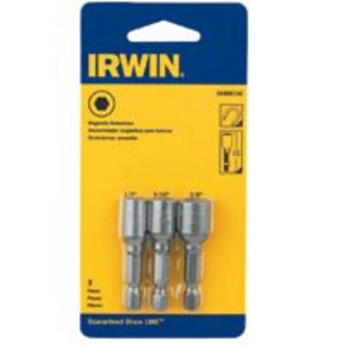 Irwin 3545973C Lobular Design Nutsetter Set, 1-7/8", 3 Piece/CD