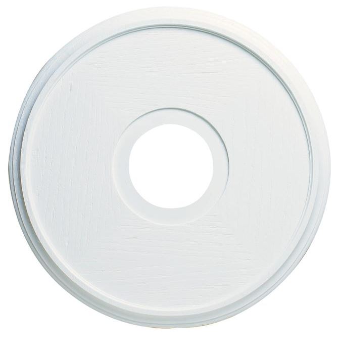 Westinghouse 7703500 Textured White Ceiling Medallion, 16"