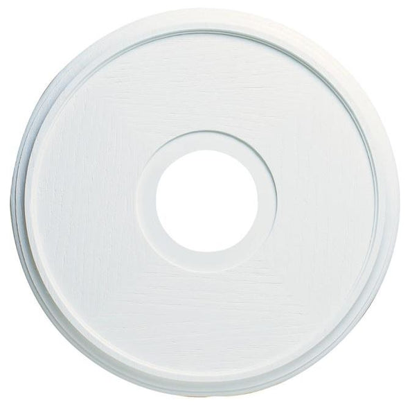 Westinghouse 7703500 Textured White Ceiling Medallion, 16"