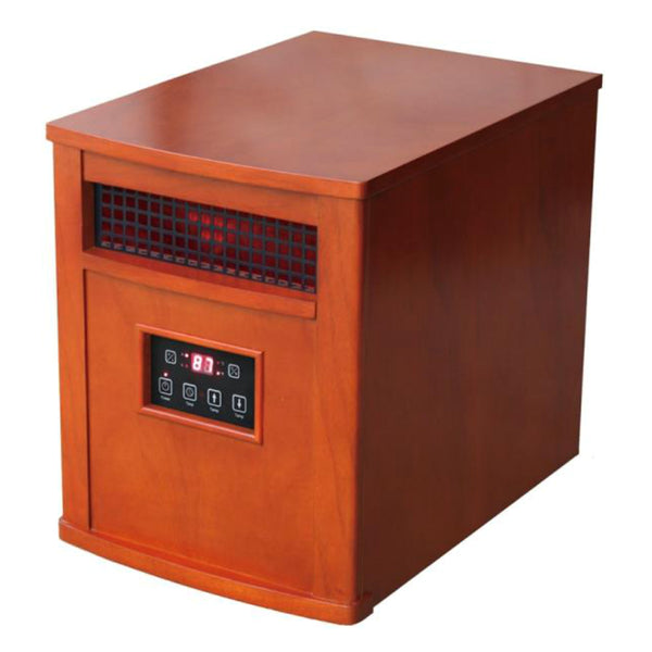 Comfort Glow QEH1500 Deluxe Infrared Quartz Electric Heater, Oak, 5120 BTU