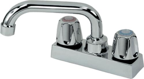 B & K 225-503 Double Handle Laundry Tray Faucet Chrome Plated