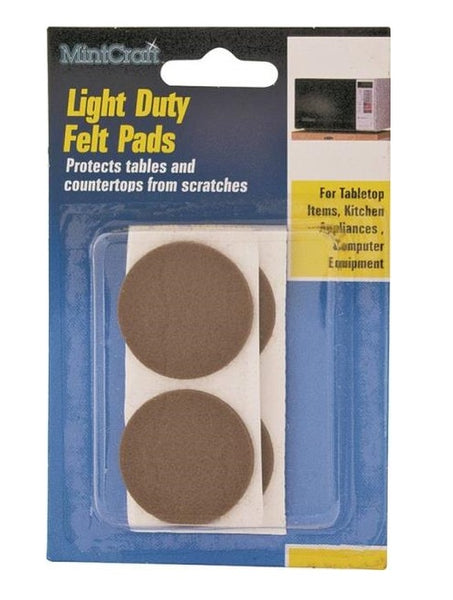Prosource FE-50220-PS Light Duty Felt Pads, 7/8"