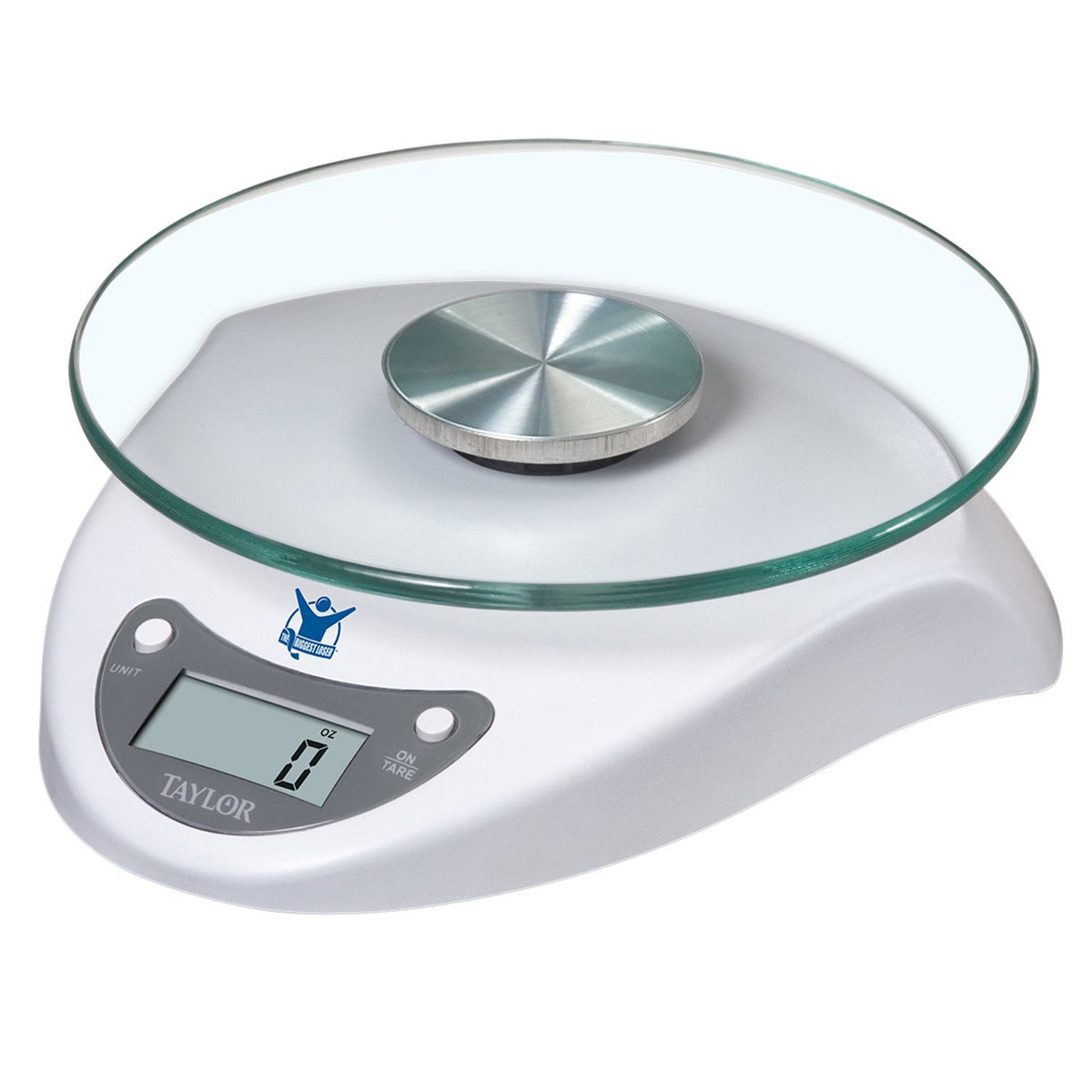 Taylor 3831BL Biggest Loser Digital Kitchen Scale with Glass Platform