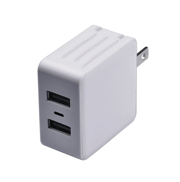 AmerTac PM1002UW31 Zenith Dual USB Wall Charger, White, 3.1 Amp
