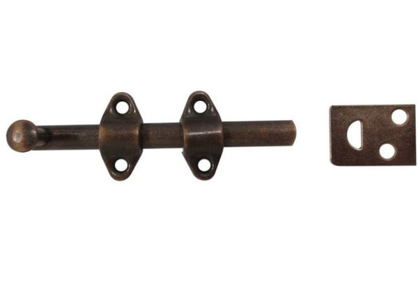 Prosource 23260VB-PS Steel Surface Bolts, 4", Venetian Bronze