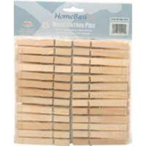 Simple Spaces HEA00050C-S3L Wood Clothespins, 50 Piece