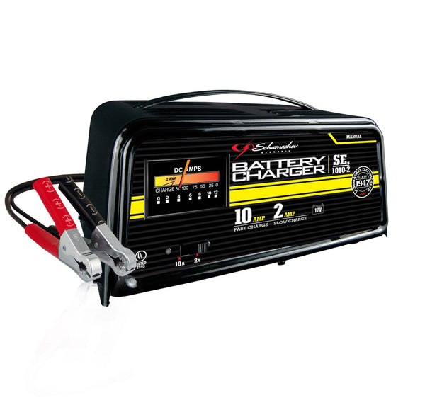 Schumacher SE-1010-2 Manual Traditional Battery Charger, 2/10 Amp