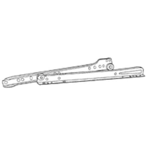 Mintcraft R684-24 Self Closing Drawer Slide, 24", White Powder Coated