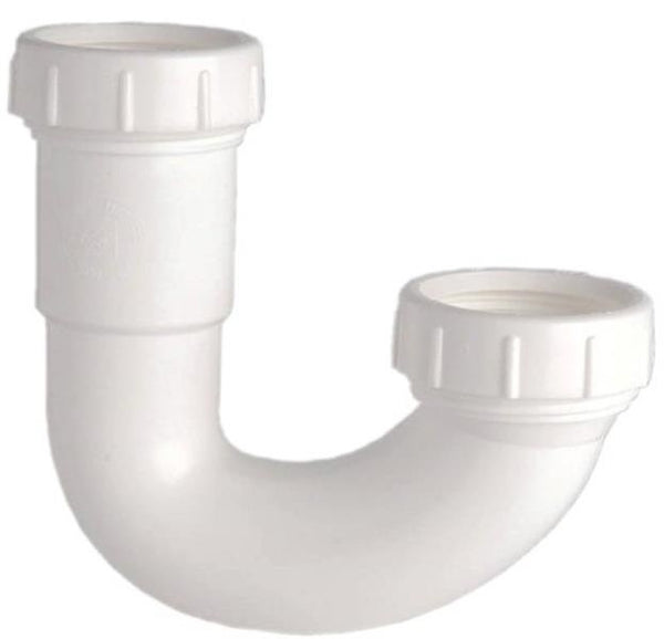 Danco 94006 Slip-Joint J-Bend Trap, White, 1-1/2"