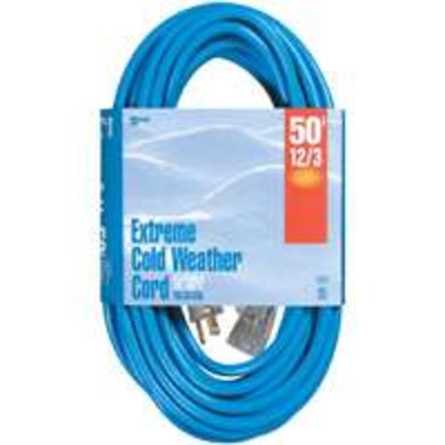 Coleman 2438 Blue Cold Flex Cord, 50&#039;, 15 Amp