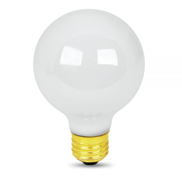 Feit Electric Q40G25/W Energy Saving 40 Watt Halogen Bulb, G25