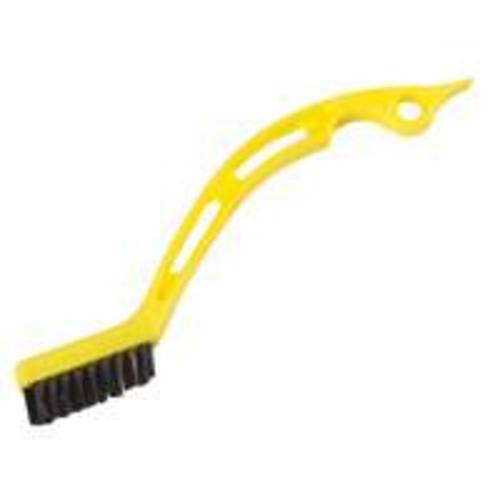 M-D Building 49146 Tile & Grout Brush 9", Yellow