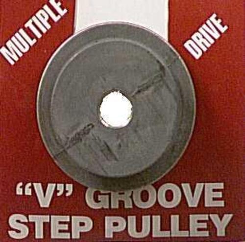 Chicago 1415 V Groove 4 Step Pulley, 1/2 " Bore