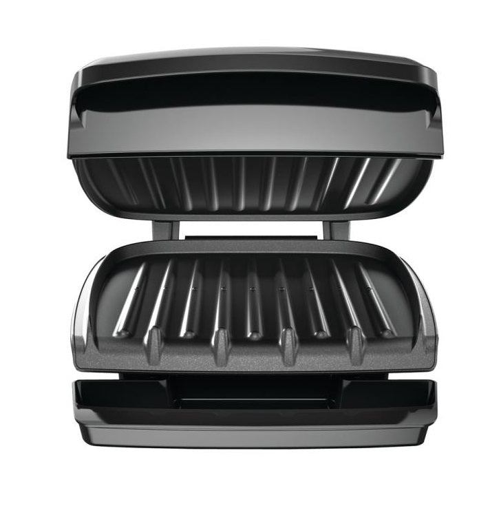 George Forman GR340FB George Tough Indoor Grill, Black, 60 sq. in.