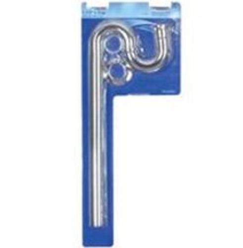 Plumb Pak PP250CP S-Traps With Flange,  Brass, 22 Guage, 1-1/2"X1-1/2"