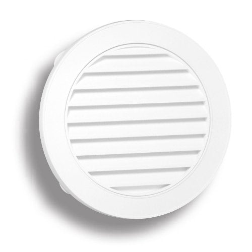 Duraflo 626053-00 Round White Gable Vent