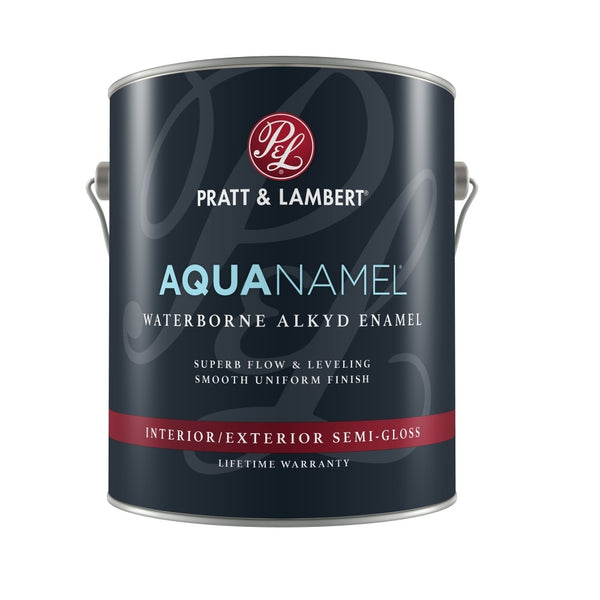 Pratt & Lambert Z0883 Aquanamel Waterborne Alkyd Enamel, 1 Gallon