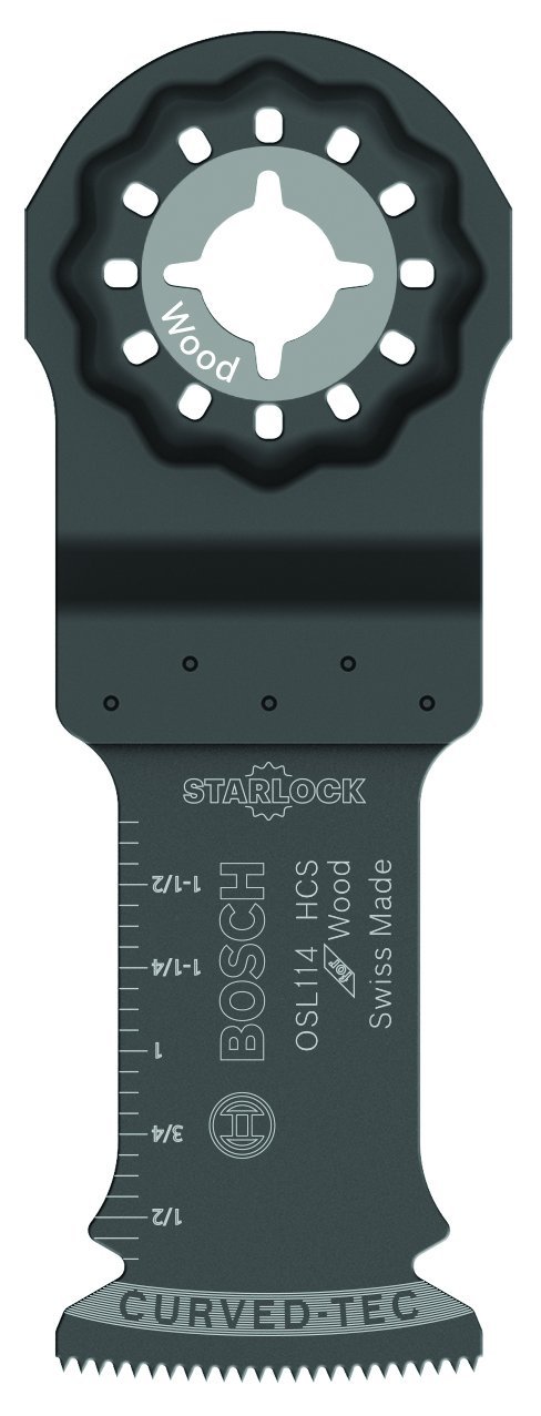Bosch OSL114 Starlock, High-Carbon Plunge Cut Blade, Steel, 1-1/4"
