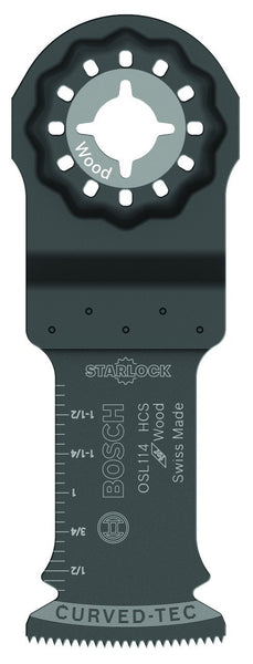 Bosch OSL114 Starlock, High-Carbon Plunge Cut Blade, Steel, 1-1/4"