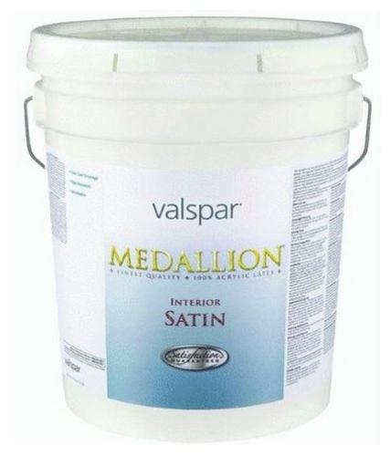 Valspar Medallion 3408 Interior Latex Satin, 5 Gallon, Pastel Base 