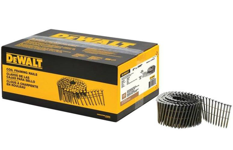 DeWalt DWC6P99D 15-Degree Coil Framing Nails, 0.099" x 2"