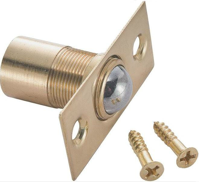 Mintcraft CB-B03PB Polished Brass Ball Catch, 2-3/8"