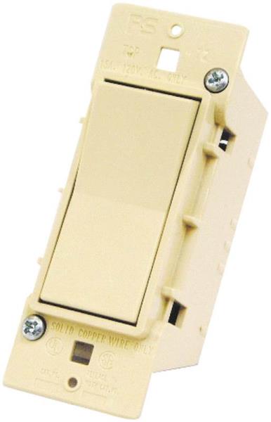 Us Hardware E-100C Electrical Switch, 1-9/16" x 4-1/4", Ivory