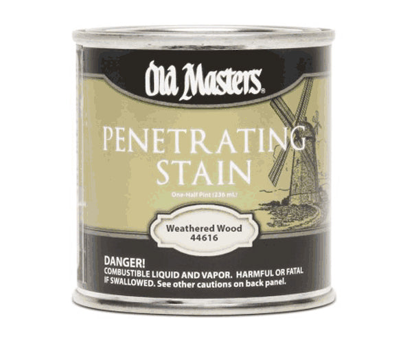 Old Masters 44616 Penetrating Stain, Weathered Wood, One Half Pint