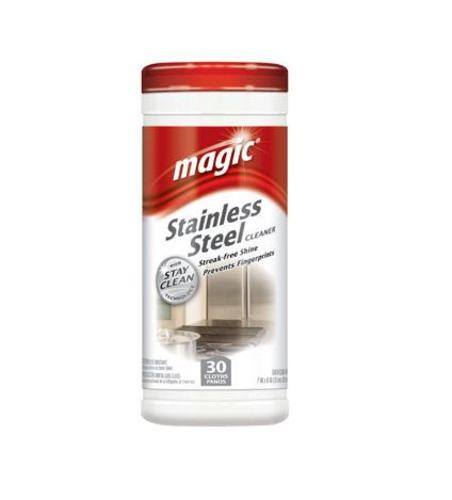 Magic 3060 Stainless Steel Wipes, Count of 30