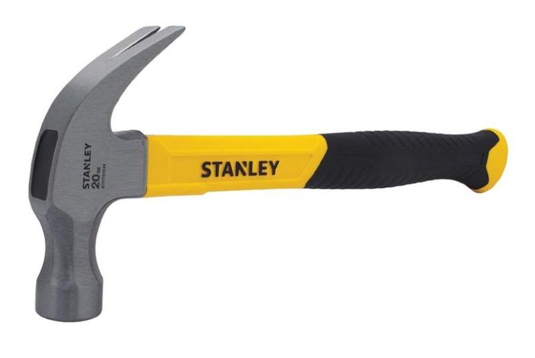 Stanley STHT51539  Fiberglass Rip Nail Hammer, 20 Oz, 13" OAL