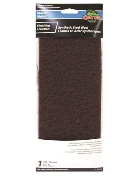 Gator 7320-012 Multi-Surface Metal Finishing Pad, Maroon, Grit 1000